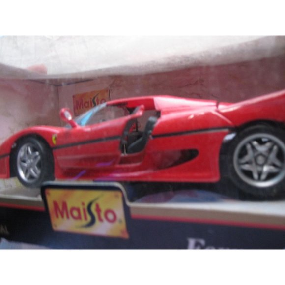 Special Edition Maisto Red Ferrari F50 1995 Sports Car 1:24 Die Cast Metal Model - Picture 9 of 9